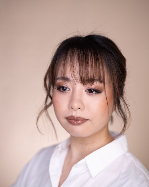 Natural glow with a soft updo — bridal makeup by Anja Zander, Amsterdam